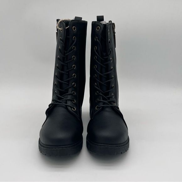SEVEN 7 Mr. Zipper Women’s Combat Boot Black Size 7 - Picture 6 of 14